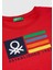 Erkek Çocuk Kırmızı Benetton Logo Baskılı T-Shirt 3