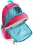 Pembe Neon Mercan Fashion Girl Desenli Üç Bölmeli Sırt Çantası 23669 3