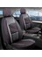 Infiniti EX30D Uyumlu Lüx Yarı Deri Oto Koltuk Kılıfı Ön Arka Takım Alpine Siyah Kırmızı 1