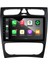 Mercedes C Class C180 (W203-W209) Araç Multimedya Android Ekran Carplay 2+32 9" 00-04 Black 2