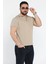 Erkek Polo Yaka Yarım Fermuarlı Tişört P-00015328 2