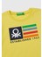 Erkek Çocuk Sarı Benetton Logo Baskılı T-Shirt 3