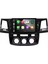 Toyota Hilux Araç Multimedya Android Ekran Carplay Double Teyp 4+64 9" 08-15 Analog P.black 3