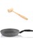 Granit Tava 24 cm ve Bambu Et Tokmağı 1