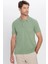 Erkek 5'li Paket Haki-Su Yeşili-Koyu Yeşil-Yeşil-Çağla Slim Fit Pamuklu Düz Pike Polo Yaka Tişört 4