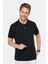 Erkek 5'li Paket Siyah-K.gri-Beyaz-Gri-Ekru Slim Fit Dar Kesim Pamuklu Düz Pike Polo Yaka Tişört 2