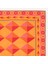 Pera Dijital Baskılı Yün %100 Yün Fular 90x90 Cm Renkli 4
