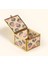 Fagu Cam Dekoratif Kutu 8x8x6 Cm Pembe - Yeşil 3