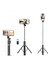 2in1 Bluetooth Kumandalı 170 cm Tripod Telefon Tutuculu Selfie Çubuğu Telefon Tripodu K9 1