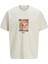 Erkek Baskılı Bisiklet Yaka T-Shirt - 12273494 1