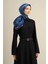 Geometrik Desenli Saf İpek Twill Eşarp 9331 85 1