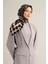 Geometrik Desenli Saf İpek Twill Eşarp 9354 86 2
