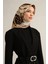 Leopar Desenli Saf İpek Twill Eşarp 9320 03 3