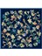 Çiçek Desenli Saf İpek Twill Eşarp 9347 51 1