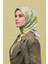 Klasik Desenli Saf İpek Twill Eşarp 9319 04 1