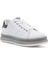 M030 Erkek Deri Sneaker Beyaz 3