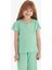 Kız Çocuk Pijama Takımı 60567 - Yeşil 3