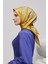 Geometrik Desenli Saf İpek Sura Eşarp 9329 04 1