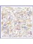 Geometrik Desenli Saf İpek Twill Eşarp 9354 03 2