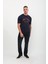 Erkek Likralı Regular Fit Lacivert Jean Pantolon 1