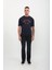 Erkek Likralı Regular Fit Lacivert Jean Pantolon 4