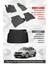 Volkswagen Taigo 2021+ Uyumlu 4.5d Premium Havuzlu Paspas ve Liner Marka 3D Üst Bagaj Havuzu 1