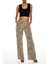 Leopar Desenli Baggy Jean Pantolon 2