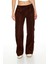 Kadife Wide-Leg Kargo Pantolon 1