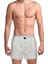 Poplin Erkek Boxer Kırık Beyaz Çizgili 1