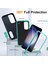 Samsung Galaxy S25+/S24+ Kılıf Kickstand Telefon Kılıfı Pc+Silikon+Eva 3'ü 1 Arada Tasarım-Koyu Mavi+Açık Mavi (Yurt Dışından) 2