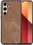 Samsung Galaxy S24 Kılıf Darbeye Dayanıklı Ince Retro Deri Telefon Arka Kapak-Kahverengi (Yurt Dışından) 1