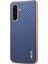 Samsung Galaxy A36 5g Kılıf Elektro Kaplama Karbon Fiber Doku Pu+Tpu Telefon Kapağı-Mavi (Yurt Dışından) 1