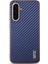 Samsung Galaxy A36 5g Kılıf Elektro Kaplama Karbon Fiber Doku Pu+Tpu Telefon Kapağı-Mavi (Yurt Dışından) 4