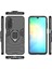 Samsung Galaxy A26 5g Kılıf Pc+Tpu Halkalı Koruyucu Telefon Kılıfı Kickstand-Siyah (Yurt Dışından) 5