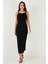 Slim Fit Yırtmaç Detaylı Midi Boy Elbise Bayan Elbise 5866224 5