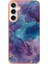 Samsung Galaxy S24 Fe Tpu Kılıf Mermer Desenli 2.0mm Galvanik Telefon Arka Kapak-Mor (Yurt Dışından) 2