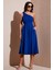 Regular Fit Tek Omuz Belden Açılan Gipeli Midi Boy Elbise Bayan Elbise 67810248 2