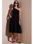 Regular Fit Tek Omuz Belden Açılan Gipeli Midi Boy Elbise Bayan Elbise 67810248 1