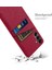 Samsung Galaxy A16 4g/5g Kılıf Bezi + Çift Kart Yuvalı Sert Pc Telefon Kapağı - Kırmızı (Yurt Dışından) 4