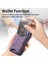 Samsung Galaxy A54 5g Kılıf Baskı Desenli Kart Tutucu Kickstand Deri Arka Kapak-Mor (Yurt Dışından) 4