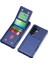 Samsung Galaxy S24 Fe Kılıf Kart Yuvası Kickstand Pu+Tpu Telefon Kapağı-Koyu Mavi (Yurt Dışından) 2