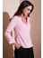 Pamuklu Slim Fit Klasik Yaka Gömlek Bayan Gömlek 6777423 1