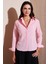 Pamuklu Slim Fit Klasik Yaka Gömlek Bayan Gömlek 6777423 2