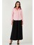 Pamuklu Slim Fit Klasik Yaka Gömlek Bayan Gömlek 6777423 3
