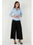 Pamuklu Slim Fit Klasik Yaka Gömlek Bayan Gömlek 6777423 3