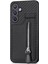 Samsung Galaxy S25+ Kılıf Fermuarlı Deri Telefon Arka Kapak Kart Tutacağı Kickstand-Siyah (Yurt Dışından) 1