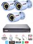 3 Lü Gece Renkli Görüş Güvenlik Kamerası Full Hd-Su Geçirmez Güvenlik Kamerası Seti 500GB 1
