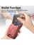 Samsung Galaxy A55 5g Kılıf Baskı Desenli Kart Tutucu Kickstand Deri Arka Kapak-Pembe (Yurt Dışından) 4