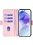 Samsung Galaxy A56 5g Deri Cüzdan Kılıf Rfıd Engelleme El Askılı Stand Kapağı-Pembe (Yurt Dışından) 3