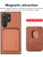 Samsung Galaxy S25 Ultra Kılıf Manyetik Çıkarılabilir Kart Tutucu Telefon Arka Kapak-Kahverengi (Yurt Dışından) 5